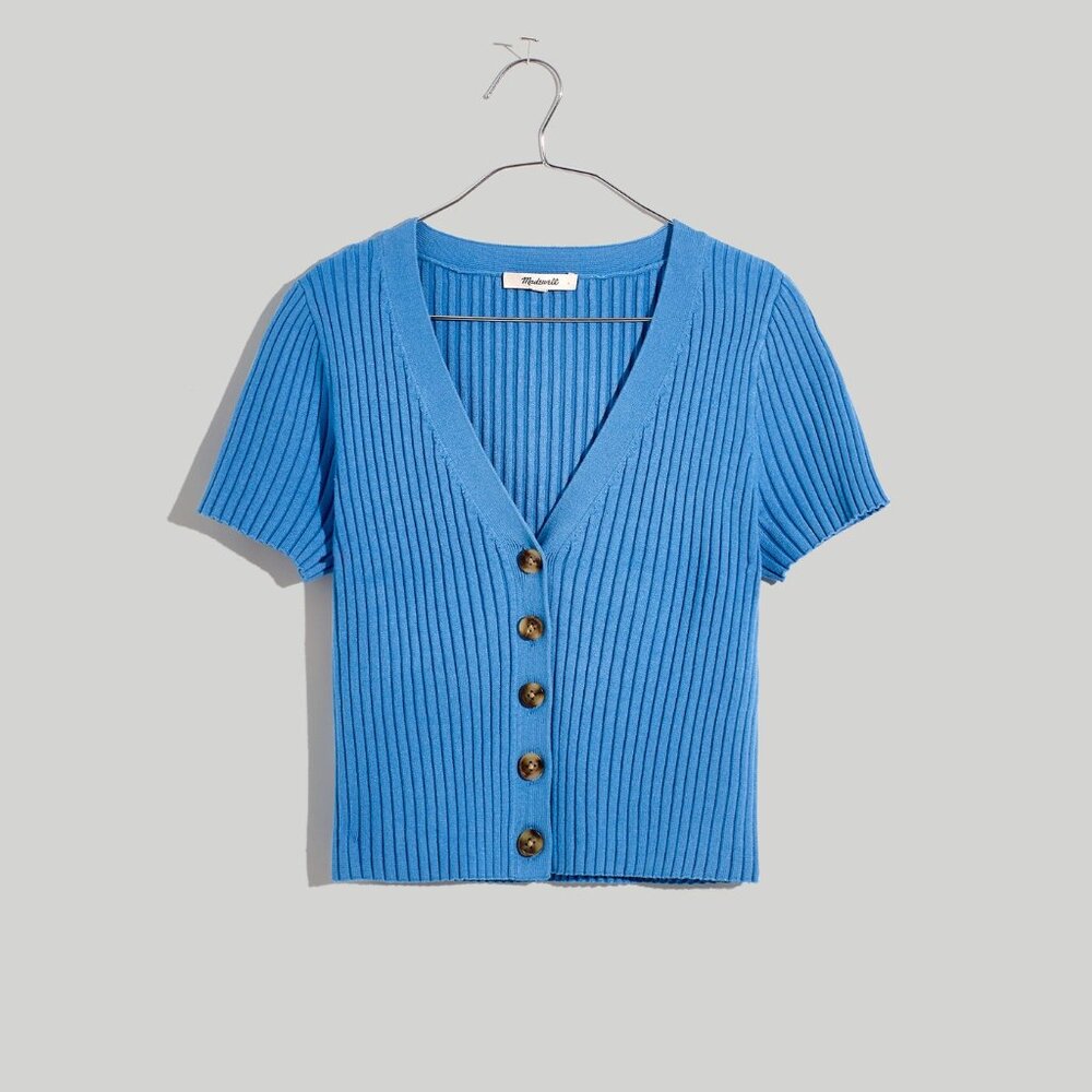 Madewell Bray Ribbed Cardigan Sweater